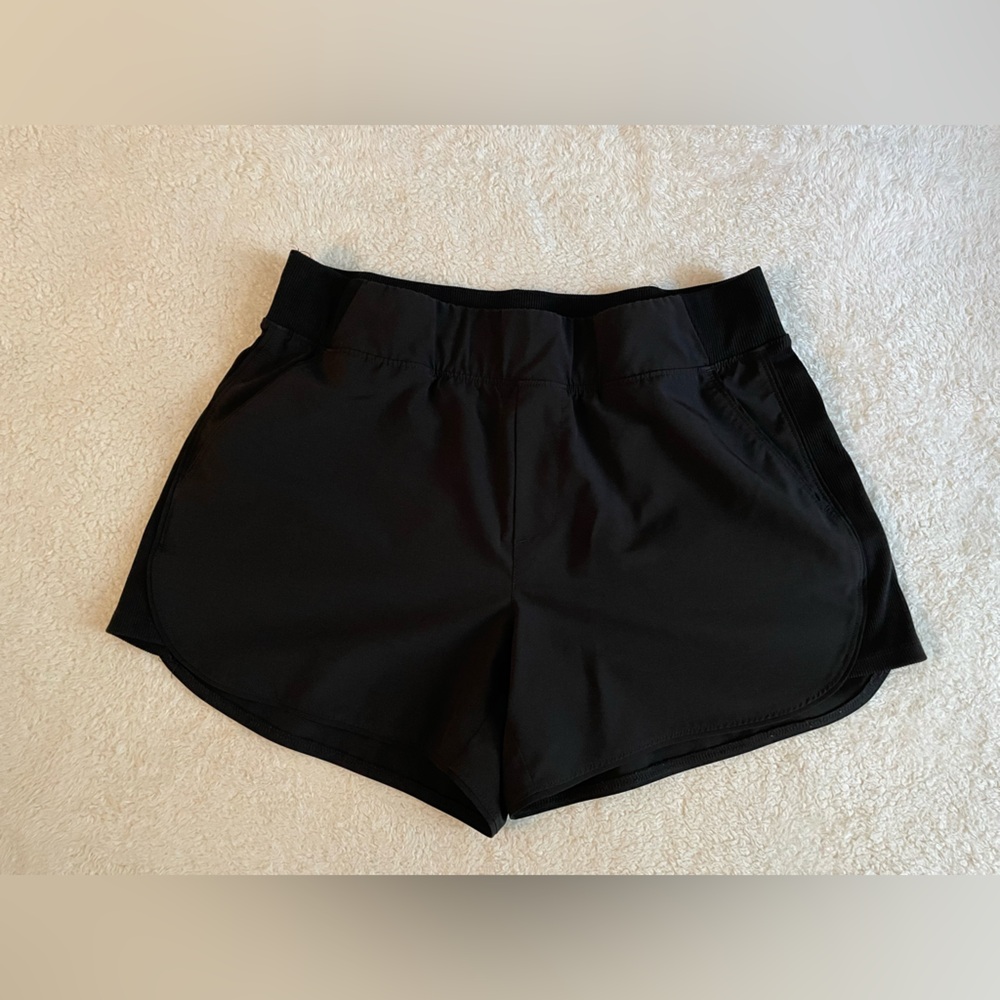 90 Degree By Reflex Black Shorts